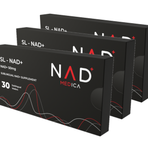 Sublingual NAD+ Supplement (3 Tins x 30 Wafers)