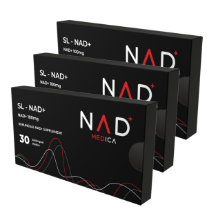 100mg Sublingual NAD+ Triple Pack (3 x 30 Wafers)
