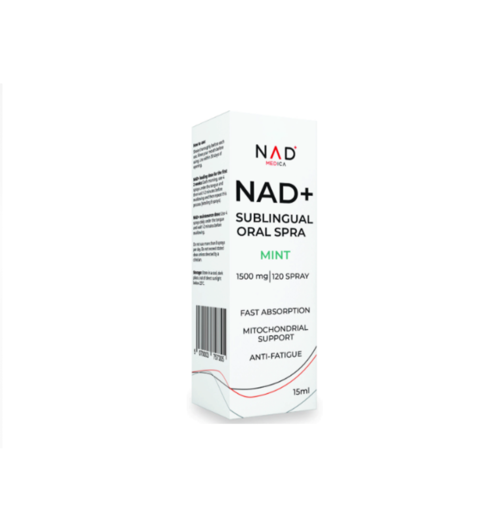 Sublingual NAD+ Spray - Spearmint flavour